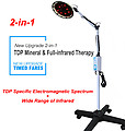 2-in-1 TDP Mineral and Full-infrared Therapy Floor Standing Lamp 220V