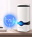 Digital Ultrasonic Cool Mist Humidifier with 4.0L Large Water Tank Capacity and 10+ Hours Use, No Noise Diffuser Air Purifier Pure Humidifier for Bedroom Office Home Baby Room