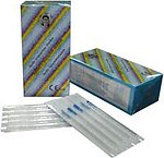 Acupuncture Needles - Silver plated handle with guide tube, 100 Pcs/Box